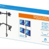 Supporto da Scrivania per 4 Monitor 13-32'' con Morsetto - immagine 2