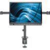 Supporto da Scrivania per 3 Monitor 13-27'' con Morsetto - immagine 8
