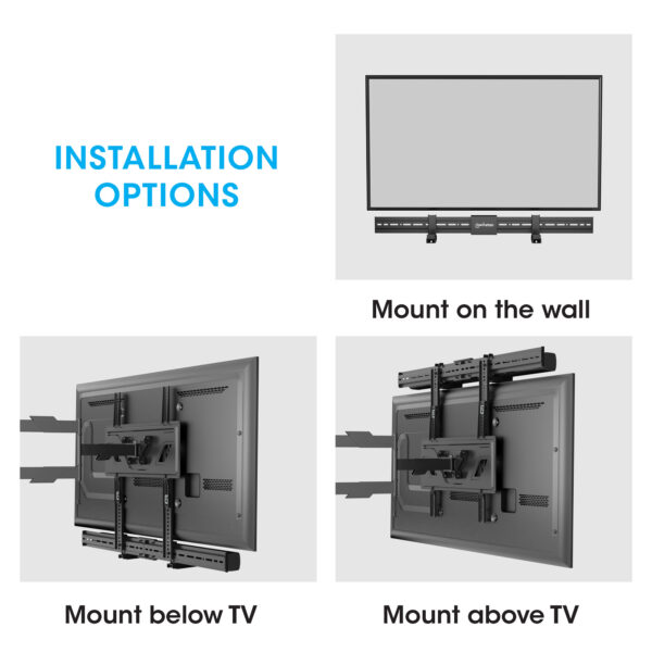 Supporto Universale per Soundbar da Muro Max VESA 800x400 - immagine 8