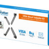 Kit Adattatore di Montaggio Non VESA per Monitor 13-27'' - immagine 2