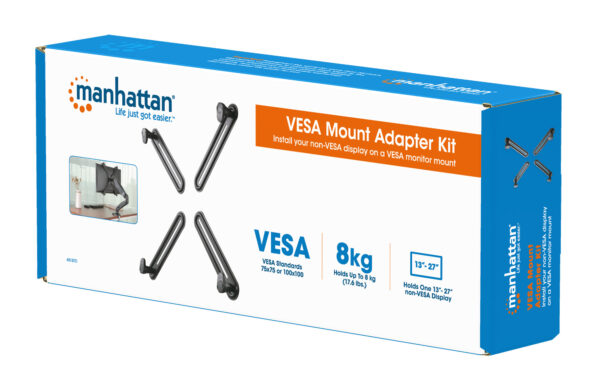 Kit Adattatore di Montaggio Non VESA per Monitor 13-27'' - immagine 2