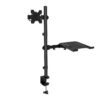 Supporto da Scrivania Braccio per Monitor 13-32'' e Mensola per Laptop - immagine 5