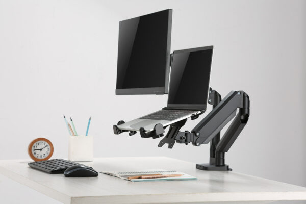Supporto Laptop Regolabile con Montaggio VESA per Adattamento a Staffa - immagine 8