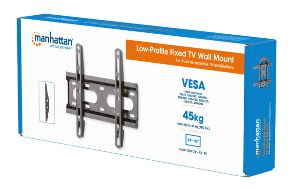 Staffa a Muro Fissa Low-Profile per TV 23-43'' - immagine 2