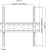 Staffa a Muro Fissa Low-Profile per TV 32-55'' - immagine 3