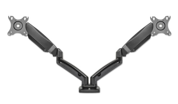 Supporto da scrivania in Alluminio per 2 Monitor 13-27'' con Molla a Gas - immagine 3