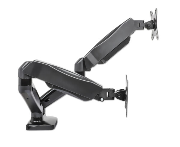 Supporto da scrivania in Alluminio per 2 Monitor 13-27'' con Molla a Gas - immagine 4
