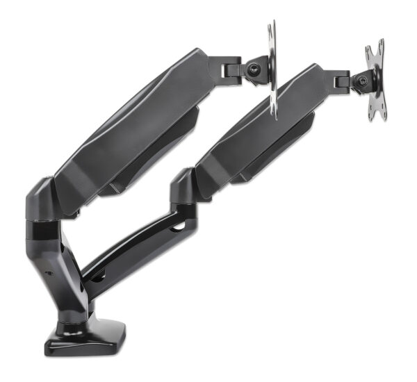 Supporto da scrivania in Alluminio per 2 Monitor 13-27'' con Molla a Gas - immagine 5