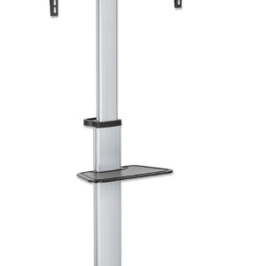 Carrello TV 37''-86'' Multimediale in Alluminio Regolabile in Altezza
