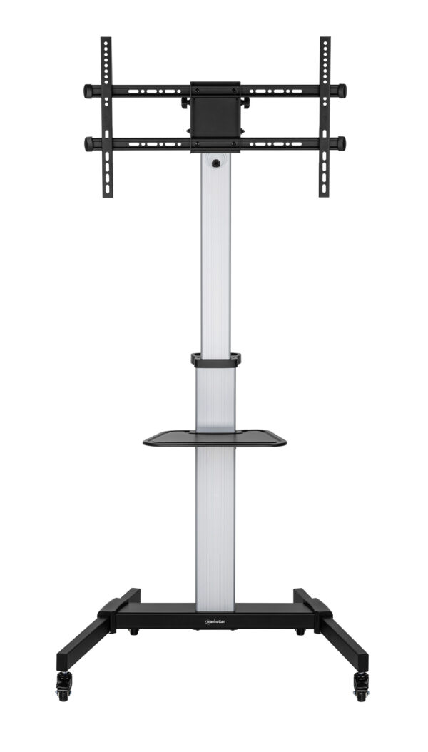 Carrello TV 37''-86'' Multimediale in Alluminio Regolabile in Altezza - immagine 4