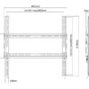 Supporto TV a Muro Fissa Ultra-Slim per TV 32-70'' - immagine 3