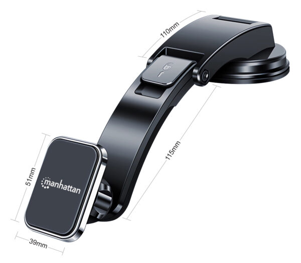 Stand Smartphone da Cruscotto dell'auto con Supporto Magnetico - immagine 2