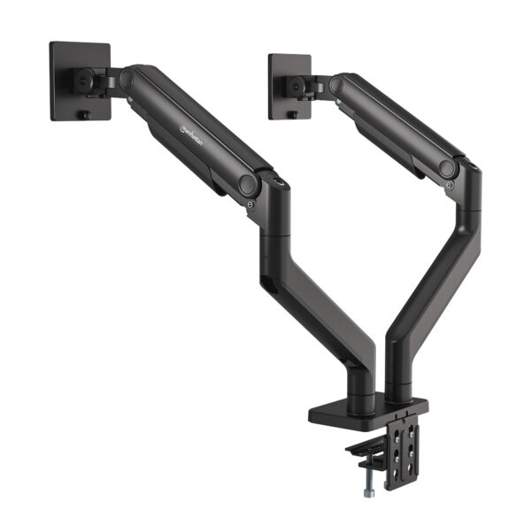 Supporto da Scrivania per Doppio Monitor 17-45'' con Molla Meccanica in Alluminio - immagine 6