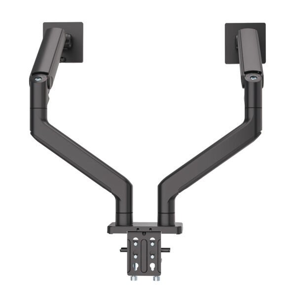 Supporto da Scrivania per Doppio Monitor 17-45'' con Molla Meccanica in Alluminio - immagine 7