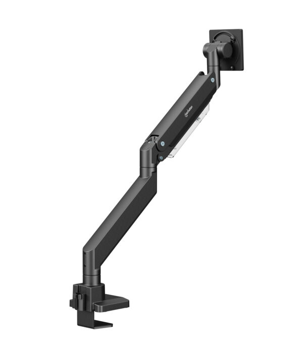 Supporto da Tavolo per Monitor Singolo 17-57'' con Molla a Gas in Alluminio Ultra Resistente con Porte USB - immagine 10
