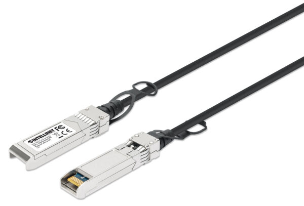 Cavo in Rame Twinax DAC Passivo con Connettori SFP+ 10Gb 0,5m Nero