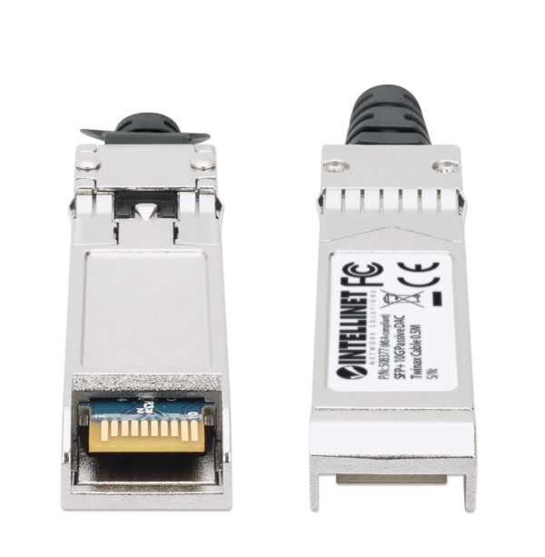 Cavo in Rame Twinax DAC Passivo con Connettori SFP+ 10Gb 0,5m Nero - immagine 4