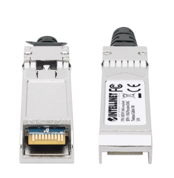 Cavo in Rame Twinax DAC Passivo con Connettori SFP+ 10Gb 1m Nero - immagine 4