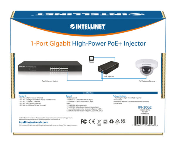 Iniettore Gigabit High-Power PoE+ - immagine 10