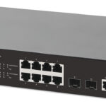 Switch Gigabit Ethernet 8 Porte PoE+ Web-Managed con 2 porte SFP