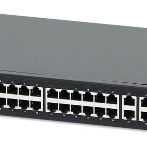 Switch 24p. Gigabit Ethernet PoE+ con 4p. Gigabit Combo Base-T/SFP