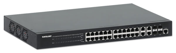 Switch 24p. Gigabit Ethernet PoE+ con 4p. Gigabit Combo Base-T/SFP - immagine 3