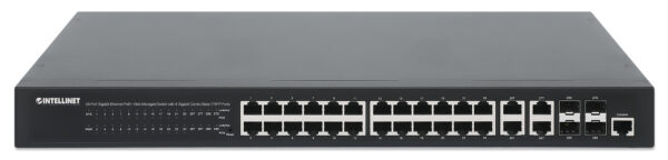Switch 24p. Gigabit Ethernet PoE+ con 4p. Gigabit Combo Base-T/SFP - immagine 6