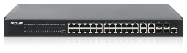 Switch 24p. Gigabit Ethernet PoE+ con 4p. Gigabit Combo Base-T/SFP - immagine 8