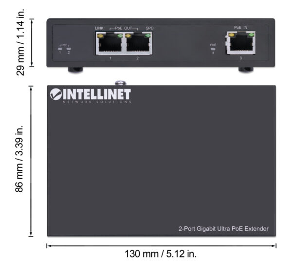 Ultra PoE Extender Gigabit 2 porte - immagine 5