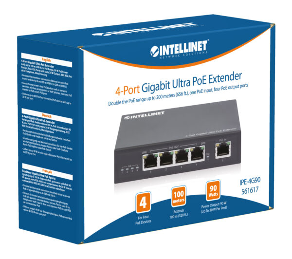 Ultra PoE Extender Gigabit 4 porte - immagine 8