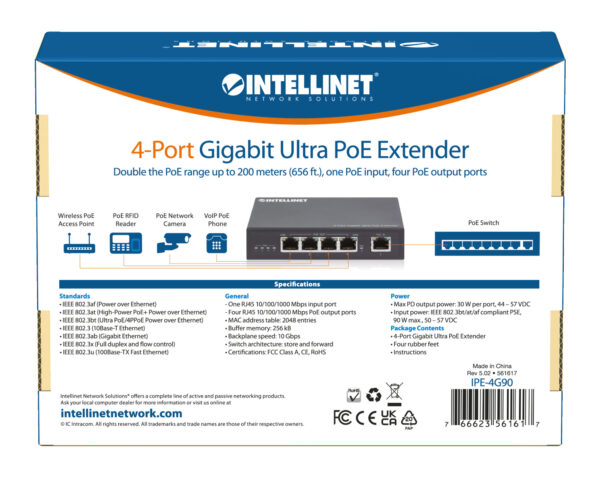 Ultra PoE Extender Gigabit 4 porte - immagine 10