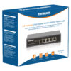 Switch Gigabit a 5 Porte con Alimentazione PoE Passante - immagine 9