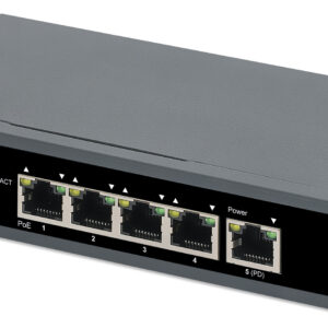 Switch Gigabit a 5 Porte con Alimentazione PoE Passante