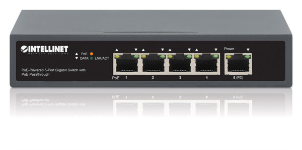 Switch Gigabit a 5 Porte con Alimentazione PoE Passante - immagine 6