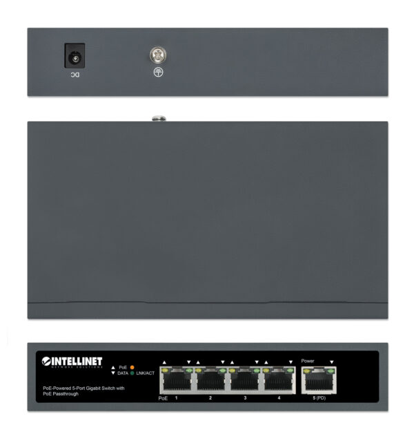 Switch Gigabit a 5 Porte con Alimentazione PoE Passante - immagine 7