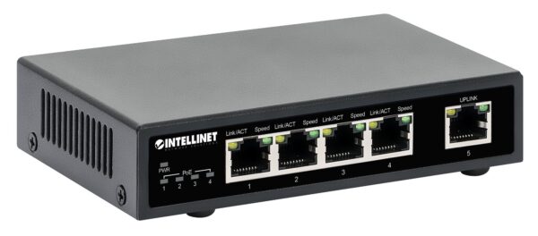 Ethernet Switch Gigabit PoE+ 5 porte - immagine 3