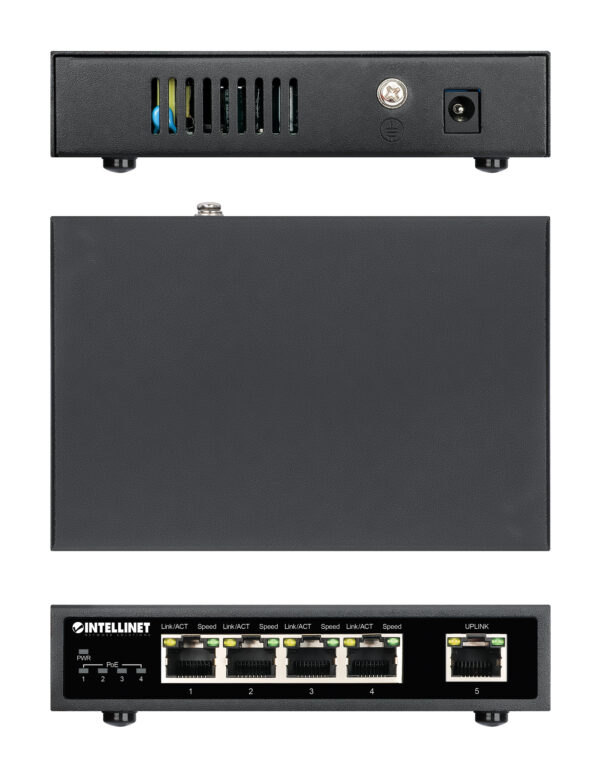 Ethernet Switch Gigabit PoE+ 5 porte - immagine 6