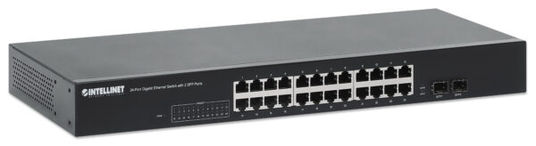 Gigabit Ethernet Switch 24 porte con 2 porte SFP - immagine 3
