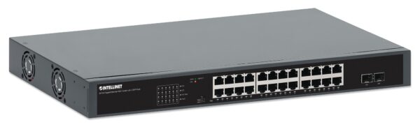 Gigabit Ethernet Switch 24-Porte PoE+ con 2 porte SFP - immagine 3