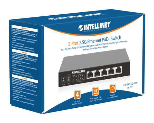Ethernet Switch POE+ 5 Porte 2.5G - immagine 9