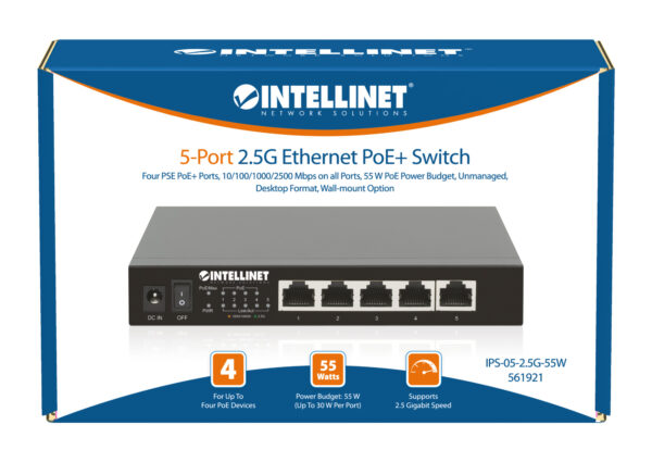 Ethernet Switch POE+ 5 Porte 2.5G - immagine 10
