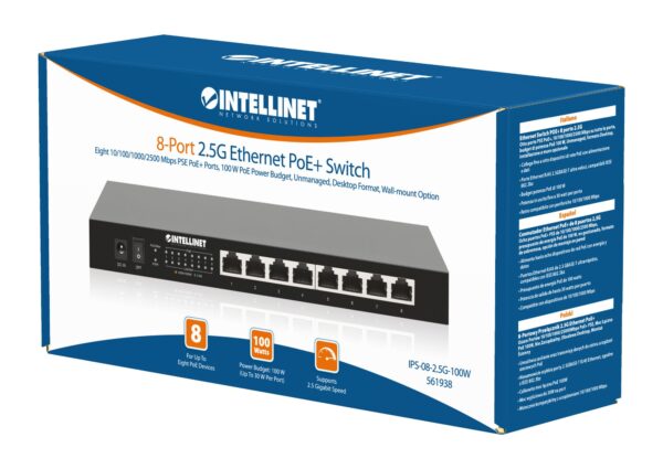 Ethernet Switch POE+ 8 Porte 2.5G - immagine 2