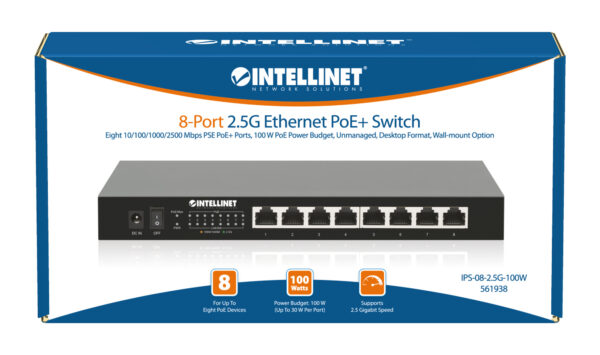 Ethernet Switch POE+ 8 Porte 2.5G - immagine 10