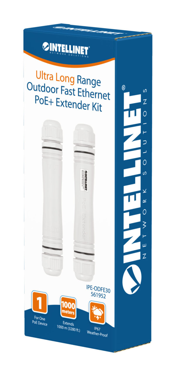 Kit di Estensione PoE+ Fast Ethernet per Esterni - immagine 2