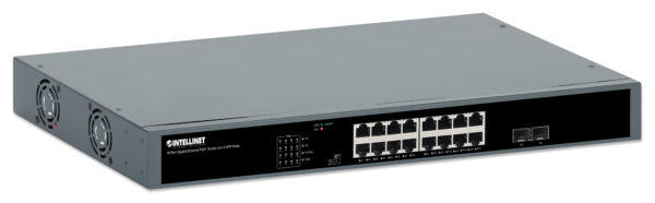 Gigabit Ethernet Switch PoE+ 16 porte con 2 porte SFP - immagine 3