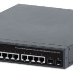 Switch PoE++ 10 porte L2 Fully Managed con 8 porte Ethernet Gigabit e 2 SFP Uplink