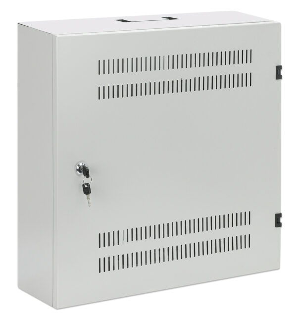 Armadio 19'' a muro a basso profilo con montanti orizzontali 4U e verticali 2U - immagine 3