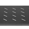 Mensola 19'' fissa con Profondità Regolabile da 350 a 550 mm 1U Nero - immagine 3