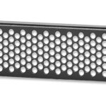 Pannello Cieco Ventilato per Armadi Rack 19'' 1U Nero