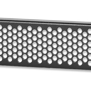 Pannello Cieco Ventilato per Armadi Rack 19'' 1U Nero